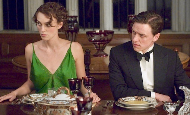 Atonement Keira Knightley James McAvoy: Oscar ballot preferential voting system victim?