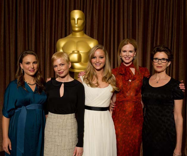 Best Actress Oscar Natalie Portman Jennifer Lawrence