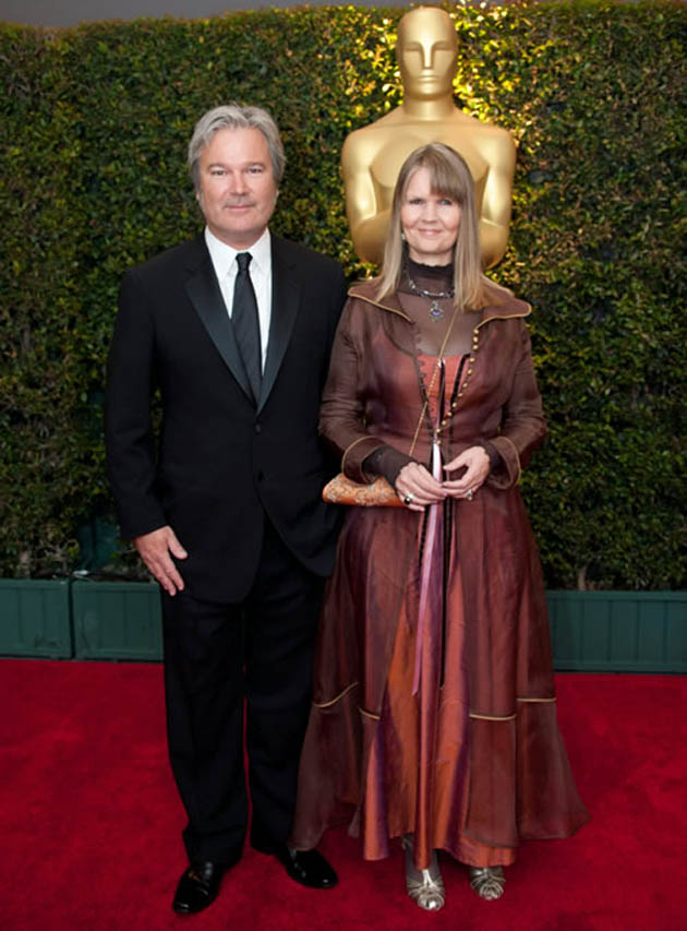 Gore Verbinski and wife Clayton Hope for Rango