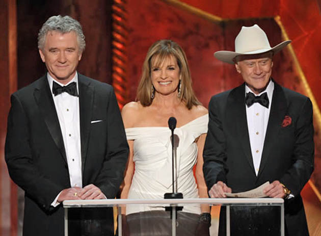 Linda Gray Larry Hagman Patrick Duffy Dallas' family reunion