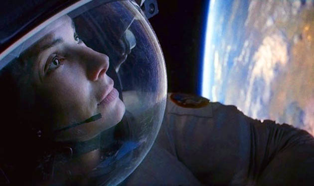 Gravity Sandra Bullock: Surprisingly mainstream + cliched LAFCA favorite