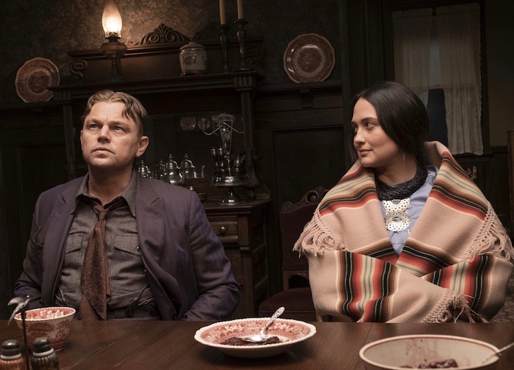 Killers of the Flower Moon Leonardo DiCaprio Lily Gladstone