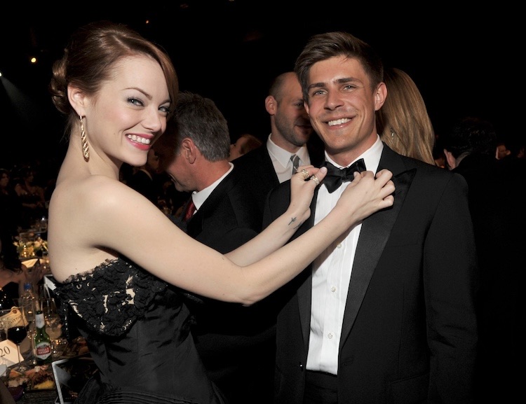 SAG Awards Chris Lowell Emma Stone
