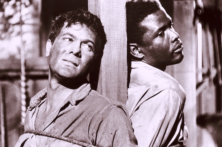 The Defiant Ones Tony Curtis Sidney Poitier