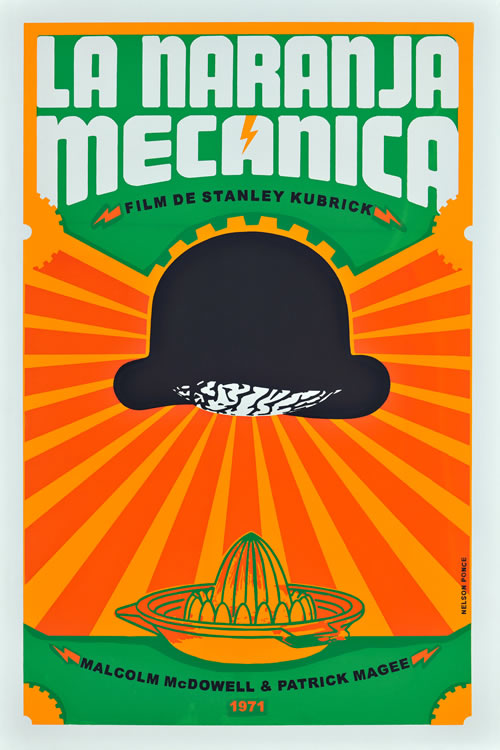 A Clockwork Orange Naranja Mecanica poster