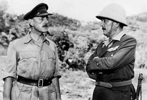 Alec Guinness Sessue Hayakawa The Bridge on the River Kwai