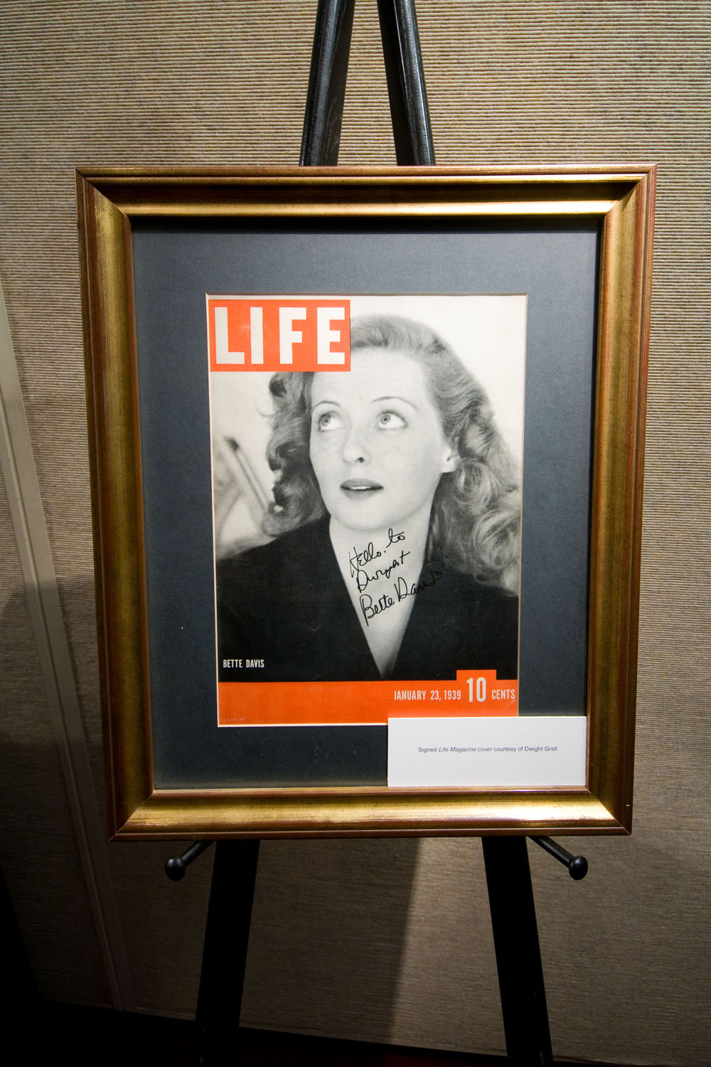 Bette Davis on Life cover
