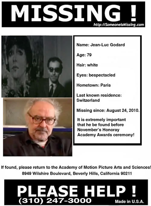 Jean-Luc Godard Missing