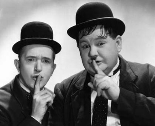 Stan Laurel and Oliver Hardy