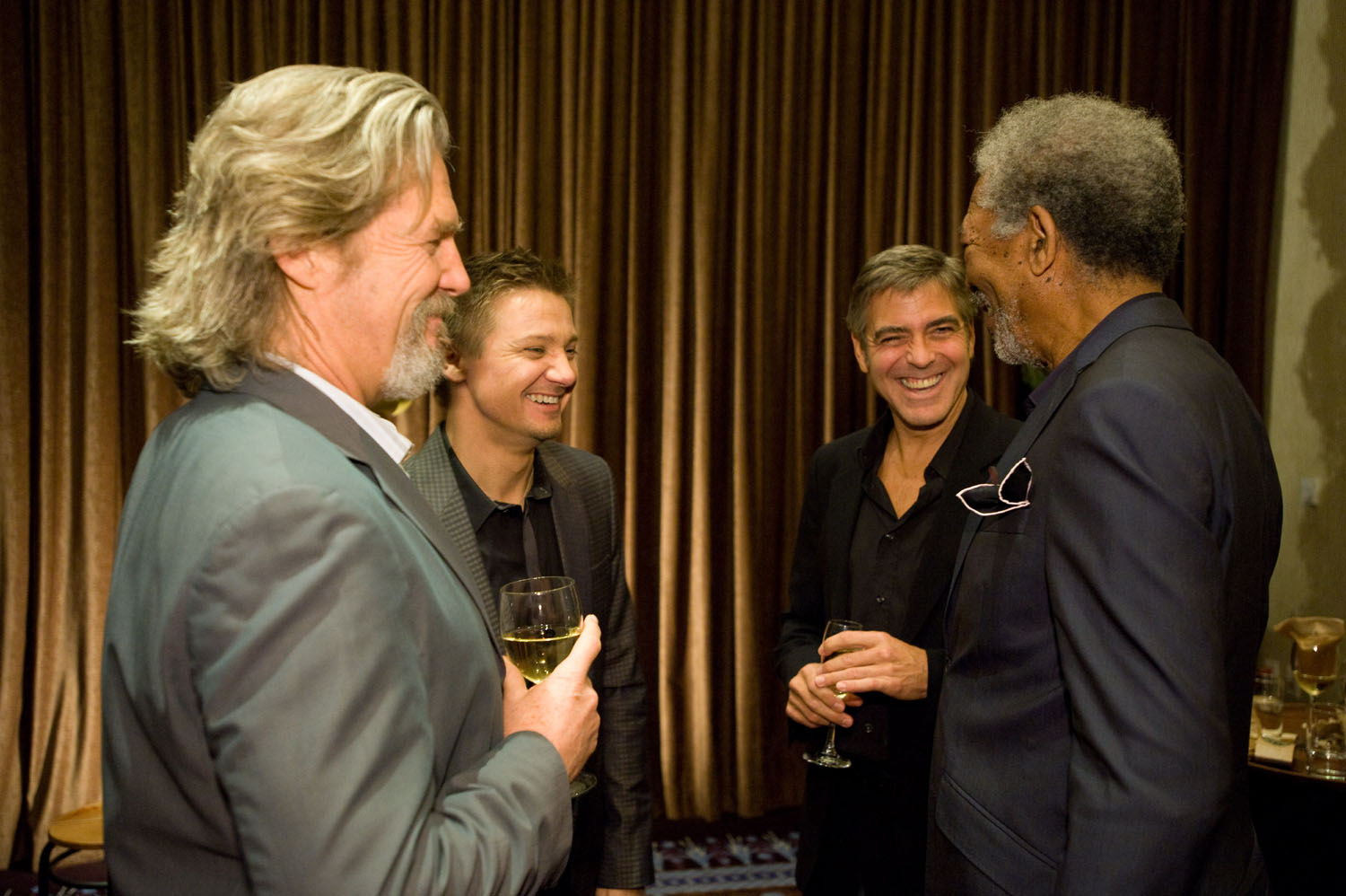 Jeff Bridges, Jeremy Renner, George Clooney, Morgan Freeman