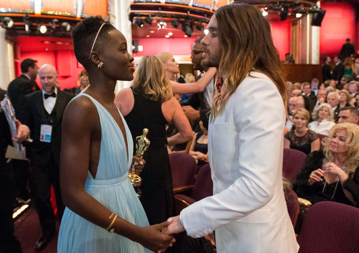 Oscar 2014 winners Lupita Nyong'o Jared Leto