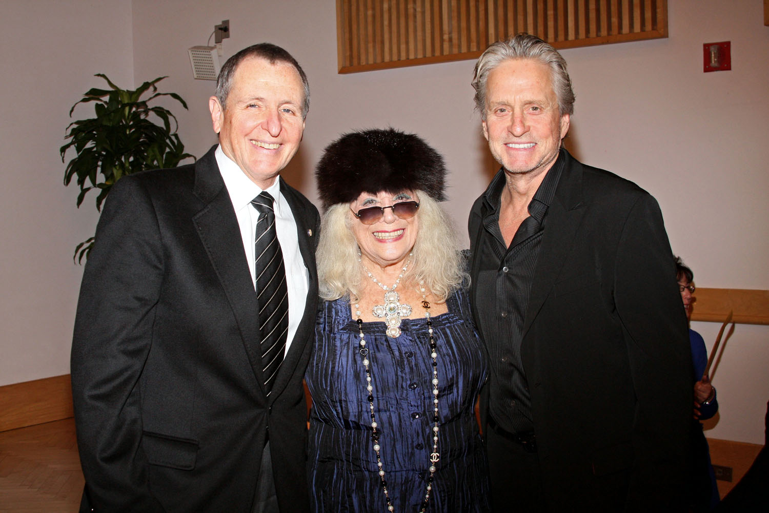 Tom Sherak, Sylvia Miles, Michael Douglas