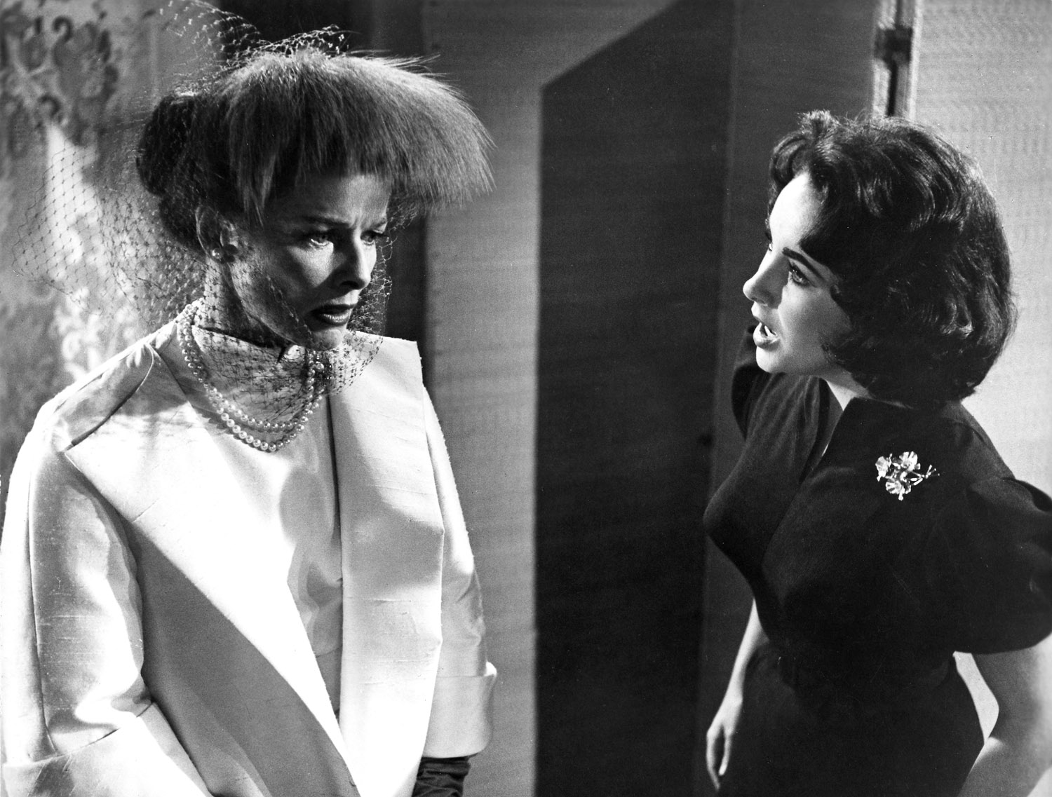 Katharine Hepburn, Elizabeth Taylor in Suddenly, Last Summer