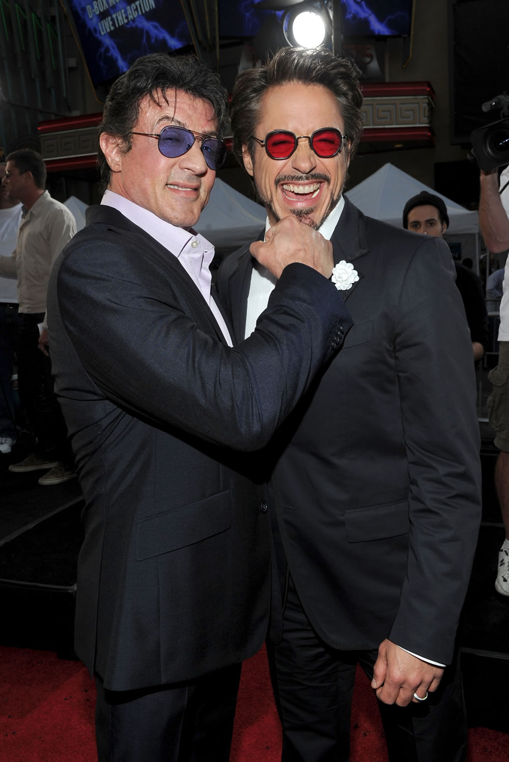 Sylvester Stallone, Robert Downey Jr photo