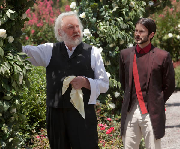 The Hunger Games Donald Sutherland President Snow Wes Bentley Seneca Crane
